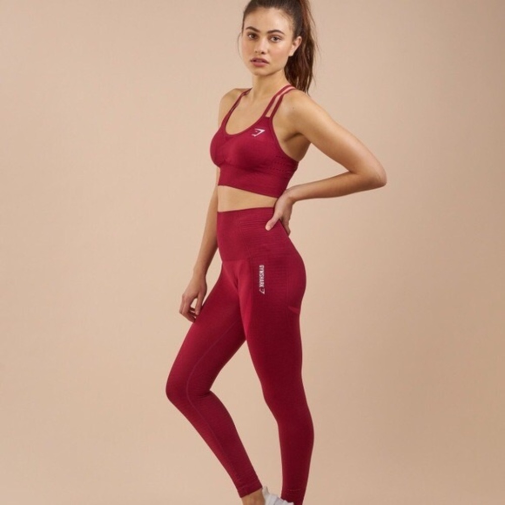COPY - Gymshark Seamless Leggings Beet Marl